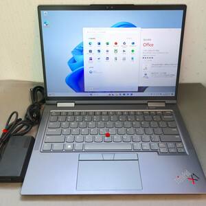美品Lenovo ThinkPad X1 Yoga Gen 7 Gen7 第12世代CPU 1245u 14型16:10 WUXGA Office 2019