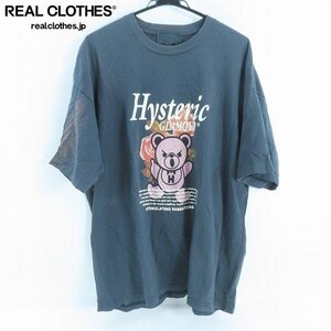 ☆HYSTERIC GLAMOUR/ヒステリックグラマー ROSE BEAR/ローズベア オーバーサイズTシャツ/F /UPK