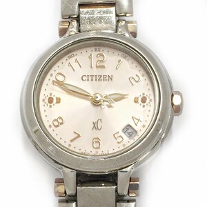 稼働品!!ソーラー電波!!CITIZEN シチズン XC クロスシー レディース 腕時計 H054-T018248