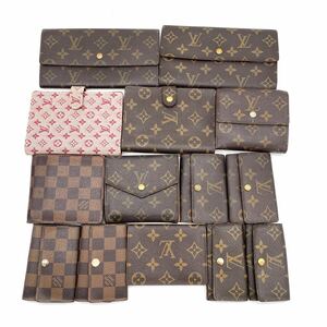 1円 まとめ売り LOUIS VUITTON ルイヴィトン モノグラム ダミエ 財布 小物 14点セット