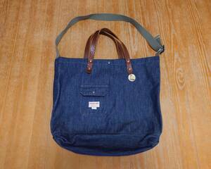 SUGARCANE シュガーケーン Made in U.S.A. DEAD STOCK 12oz.CONE DENIM TOTE BAG SC02460 トートバッグ 