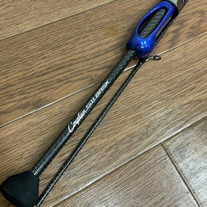 ω美品【OLYMPIC オリムピック Crystar511BASK クリスター 511バスク 2ピース アジングロッド 釣り竿 フィッシング クリアブルー】TK2264