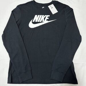 新品　L ナイキ　NIKE　ロングスリーブ　Tシャツ　長袖　ブラック　ロンT C16292-010