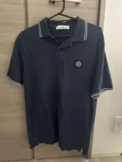 ストーンアイランド　ポロシャツ　ネイビー　Stone Island