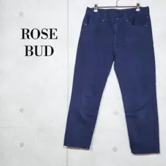 ♦ROSE BUD ローズバッド♦ネイビー ストレートパンツ/トレンド 脚長