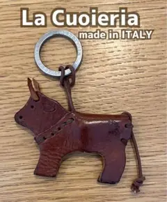 La Cuoieria レザー キーホルダー MADE IN ITALY