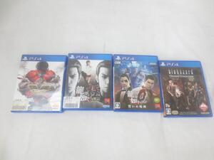 【同梱可】中古品 ゲーム プレイステーション4 PS4ソフト 4点 バイオハザード オリジンズコレクション 龍が如く 極