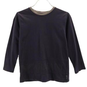 アルマーニジュニア 長袖 Tシャツ 6A 116cm ネイビー系 ARMANI JUNIOR ロンT キッズ