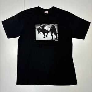 【L】USED SUPREME 22SS DAIDO MORIYAMA Dog Print Tee Black シュプリーム 森山大道 ドッグ プリント Tシャツ F1012