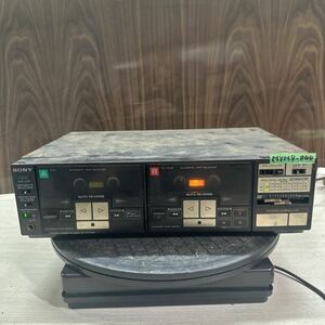 MYM9-944 激安 カセットデッキ SONY TC-V77WR STEREO CASSETTE DECK 通電OK 中古現状品 ※3回再出品で処分