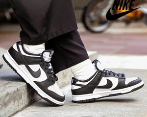 【新品未使用人気定番モデル】NIKE DUNK LOW RETRO PANDA 28cm US10 ナイキ ダンク 白黒 パンダ ローカット ストリートスタイル アメカジ