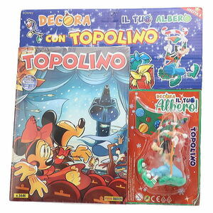 ディズニー　コミック誌　『TOPOLINO』No.3446　グーフィーのオーナメントが付属　イタリア　2021年12月