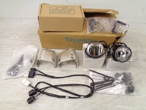 トライアンフ タイガー800 11-17 純正 オプション LED フォグランプ ユニット キット 未使用 A9838017【D575】