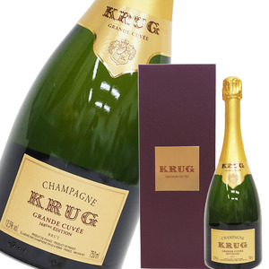 クリュッグ グランドキュヴェ 168エディション 750ml 白シャンパン 箱付き KRUG 168eme Edition 未開栓 中古 二次流通品