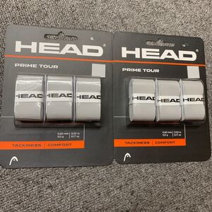 ☆【HEAD】プライム・ツアー（３本入）／285621　グレー×２個セット⑧