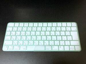 ほぼ未使用 Apple Magic Keyboard 3 Touch ID JIS グリーン iMac 24インチ M1 付属品 Appleシリコン搭載 Mac