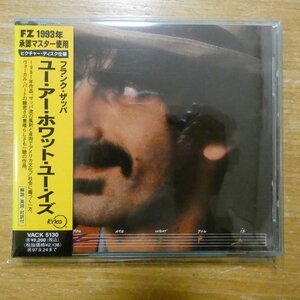 4988112407893;【CD/RYKO】フランク・ザッパ / ユー・アー・ホワット・ユー・イズ　VACK5130