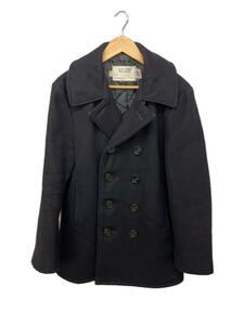 Schott◆ピーコート/40/-/NVY/無地/U.S.740N PEA JACKET