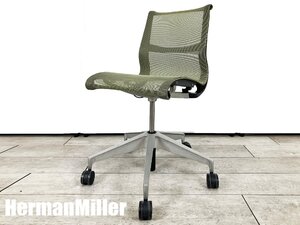 HermanMiller/ハーマンミラー■Setu / セトゥ アームレスキャスターチェア■イエロー系