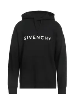 GIVENCHY ブラック ロゴ パーカー