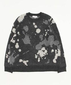 「B:MING by BEAMS」 長袖ニット MEDIUM チャコールグレー メンズ