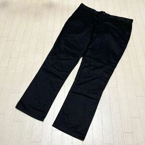 和467★① 新品 大きいサイズ Dickies ディッキーズ テーパードパンツ ジップフライ カジュアル 110cm ブラック メンズ