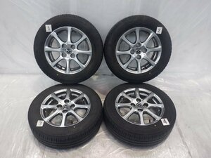 ☆山あり☆ベリーサ☆ 4H 100 5.5J +40 14インチ マツダ純正 アルミホイール タイヤ 175/65R14 BRIDGESTONE 4本