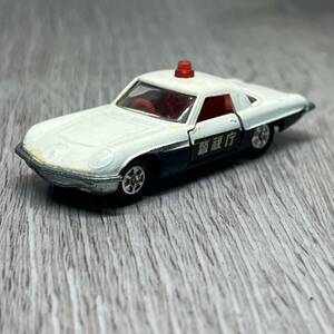 ●【YH-8392】中古品 TAKARATOMY TOMICA No.45 COSMO SPORT タカラトミー トミカ コスモ スポーツ パトロールカー 箱無し