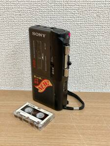 【SONYソニー 録再可能マイクロカセットレコーダー M-727】 通電OK/現状品/A64-032