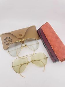 QA33 レイバン ボシュロム製 ビンテージ サングラス 70s Photocromic/ 調光ブラウン　レンズ色　B&L Ray-Ban USA ティアドロップ まとめ