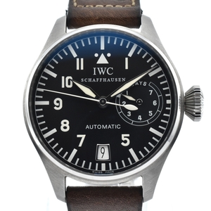 IWC SCHAFFHAUSEN IW500201 ビックパイロット Cal.5011 自動巻き メンズ 美品 内箱・保証書付き B#136051