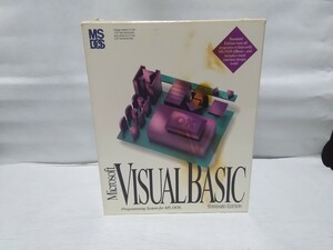 希少　ソフト未開封　Microsoft VISUAL BASIC 1.0　5インチフロッピー&3.5インチフロッピー　Standard Edition