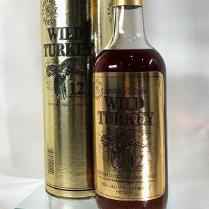 ワイルドターキー 12年 リミテッドエディション ゴールドラベル バーボン ウィスキー 箱付き 750ml 50.5% 未開栓 古酒 お酒 F853-2