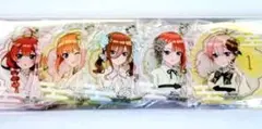 五等分の花嫁 アクリルチェーンホルダーレトロモダン　一花　ニ乃　三玖　四葉　五月