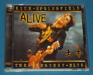 ★CD★US盤●RICK SPRINGFIELD/リック・スプリングフィールド「The Greatest Hits…Alive」ライヴ盤/80s名盤!●