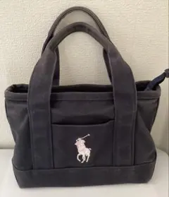 Polo Ralph Lauren ネイビー ミニトートバッグ