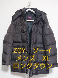 ZOY・ゾーイ　メンズ　XL　ロングダウンジャケット