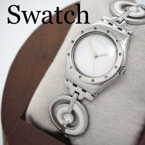 171 Swatch 時計　スウォッチ　レディース腕時計 シルバー ホワイト