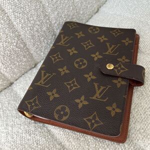 モノグラム ルイヴィトン LOUIS VUITTON アジェンダMM 手帳カバー　 Louis Vuitton システム手帳　バイブル