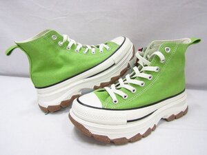 美品 CONVERSE コンバース Trek wave トレックウェーブ ALLSTAR ライトグリーン 25.0cm BOX なし 未使用品 ★130419