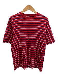 LENO◆MULTI BORDER BIG T-SHIRT/Tシャツ/0/コットン/RED/ボーダー/H2001-CS004