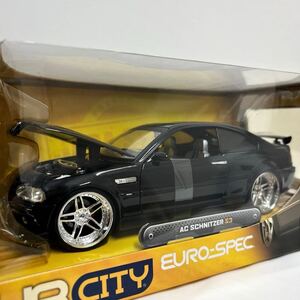 Jada toys DUB CITY 1/24 BMW AC SCHNITZER S3 Black ACシュニッツァー カスタム M3 E46 3シリーズ クーペ ミニカー モデルカー