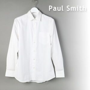 313 新品 訳有 1.9万 Paul Smith ポールスミス マイクロヘリンボーン ドレスシャツ メンズ 長袖 シャツ M