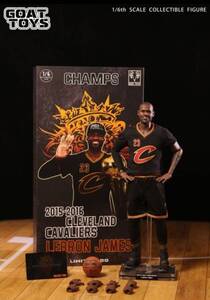 ☆新品　1/6　レブロン・ジェームズ　アクションフィギュア　2015-2016マイアミ・ヒート　NBA　エンターベイ等に　Goat　未使用