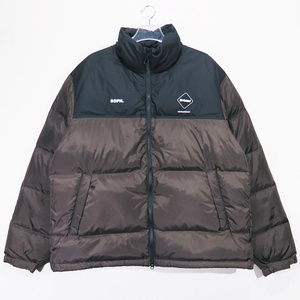 F.C.Real Bristol エフシーレアルブリストル 23AW STAND COLLAR DOWN JACKET FCRB-232030 スタンドカラー ダウン ジャケット ブラウン dez