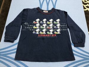 familiar ファミリア 長袖Tシャツ 100センチ トップス スヌーピー キッズ