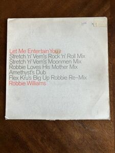 Robbie Williams - Let Me Entertain You 5 mixes - UK Double プロモ 12" Vinyl 海外 即決