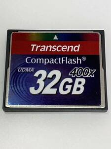 ★使用僅少中古良品★ Transcend CompactFlash トランセンド 32GB UDMA 400倍速 コンパクトフラッシュ 