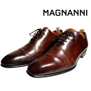 【希少サイズ 】◆マグナーニ MAGNANNI ◆17513 BR ローファー レザーシューズ ビジネスシューズ 革靴 ドレスシューズ サイズ46 29cm相当