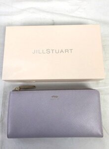 ☆☆JILL STUART ジルスチュアート　長財布　L字ファスナー 　グローリア　ラベンダー　JSLW3AT1-59☆USED品☆